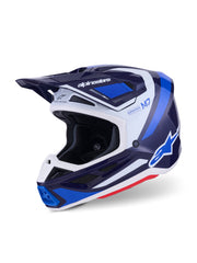 Alpinestars Helmet S-M7 Rise Blue/White