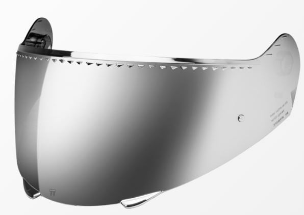 Schuberth R2 visor silver mirrored af ready