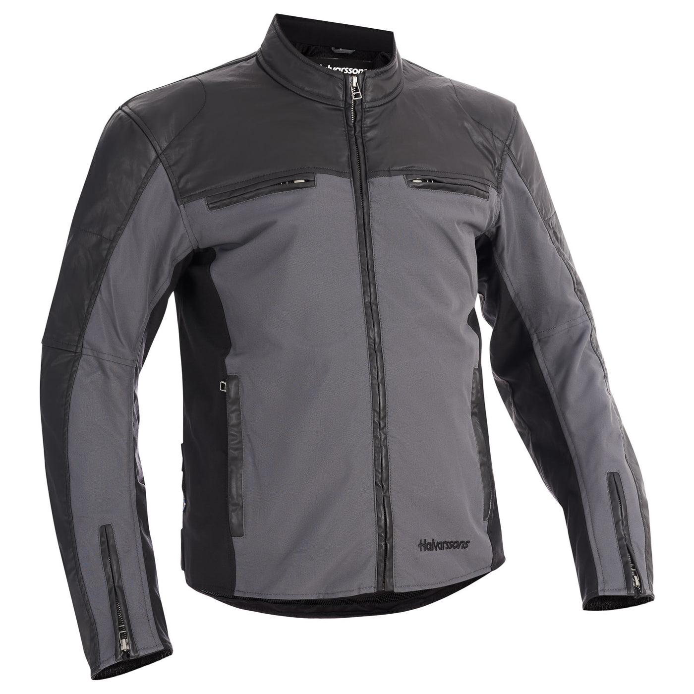 Halvarssons Textile Jacket Holmen Black/grey