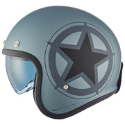 APEX Helmet JI100 Star matt black/grey