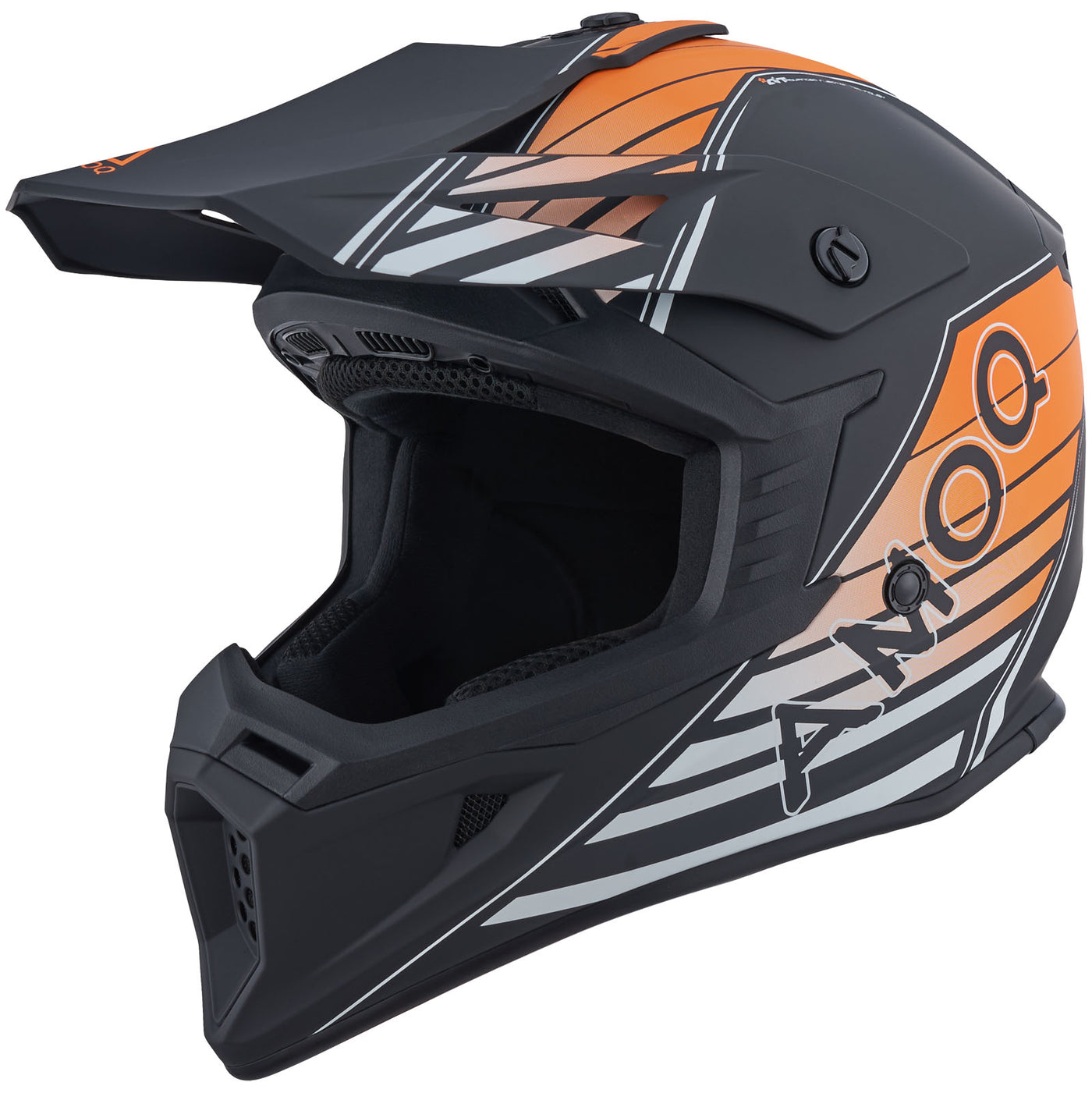 AMOQ Meteor V2 Helmet Axis Black/orange