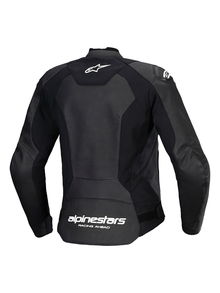 Alpinestars Leather Jacket Woman Faster v3 Black/White