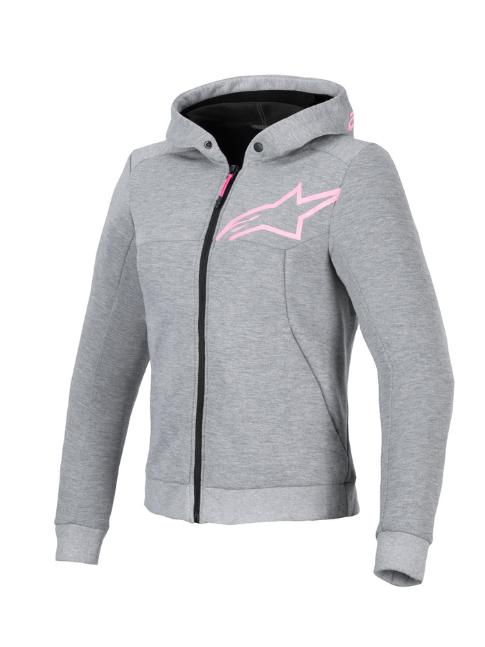 Alpinestars Hoodie Woman Chrome v2 Gray/Pink