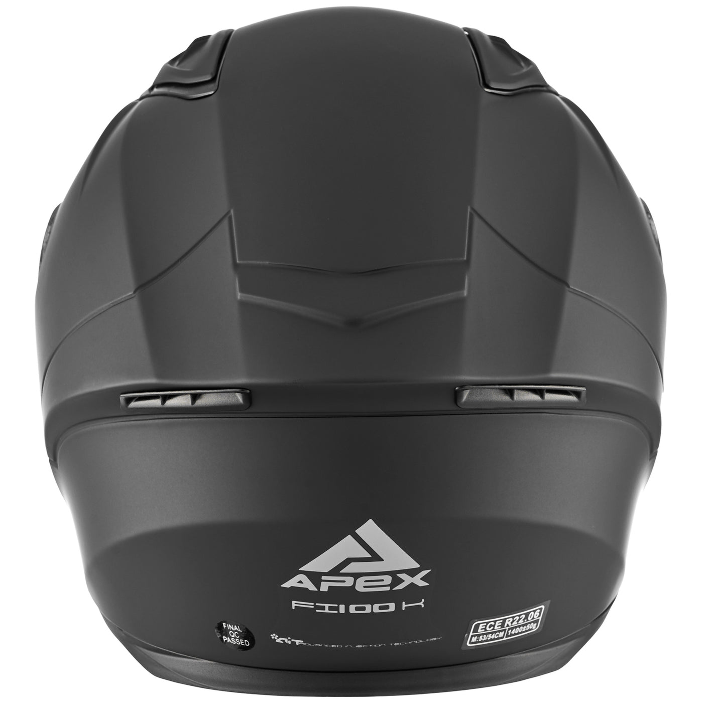 APEX Helmet FI100 Solid matt black JNR