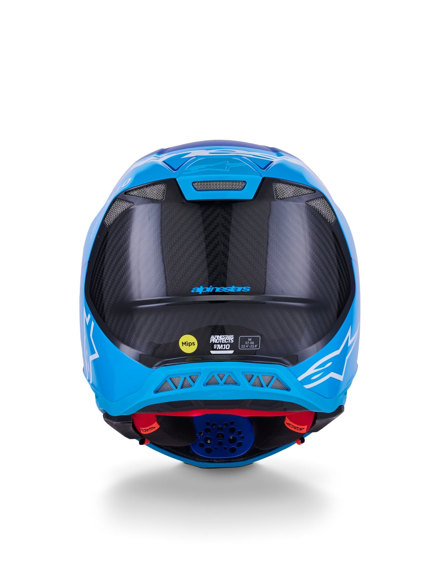 Alpinestars Helmet S-M10 Flood Met Blue/Blue/Carbon