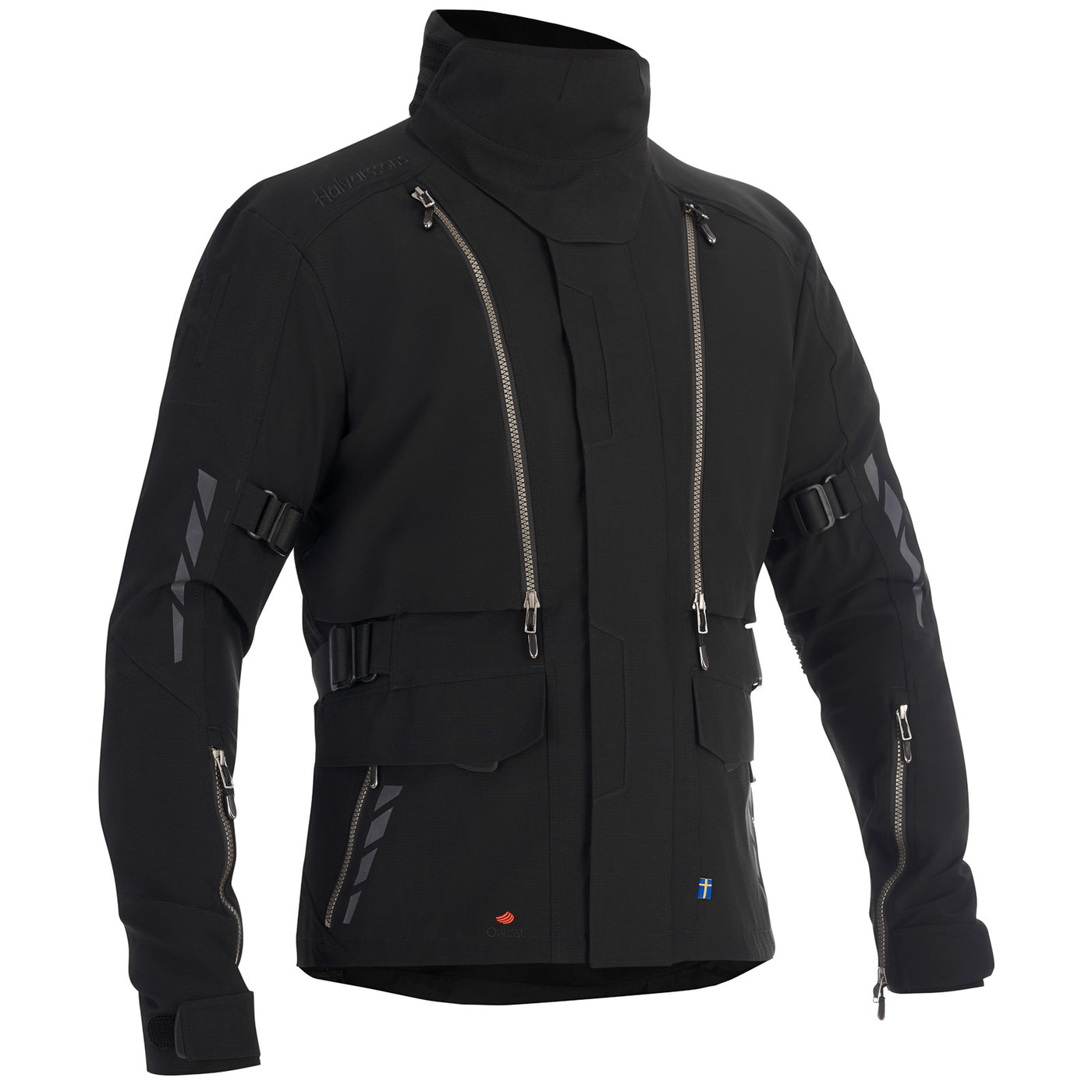 Halvarssons Textile jacket Vinvallen Black
