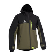 AMOQ Dynamic Jacket Insulated Black/Military Green/Hivis