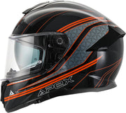 APEX Helmet FT300 Vienna black/orange