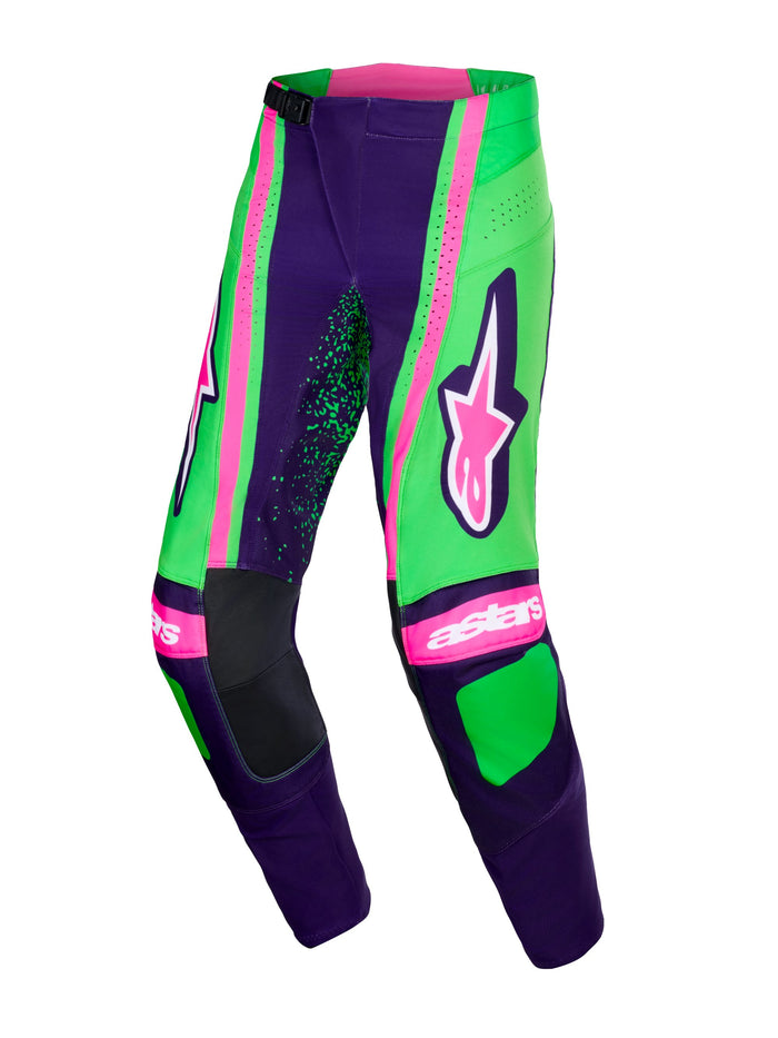 Alpinestars Pants Techstar Nomur Purple/Green/Fluo Pink