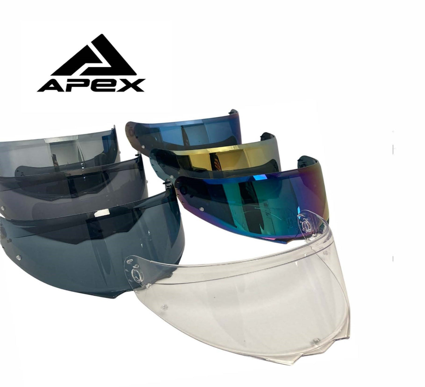 APEX FI200 Visor gold mirror pinlock ready