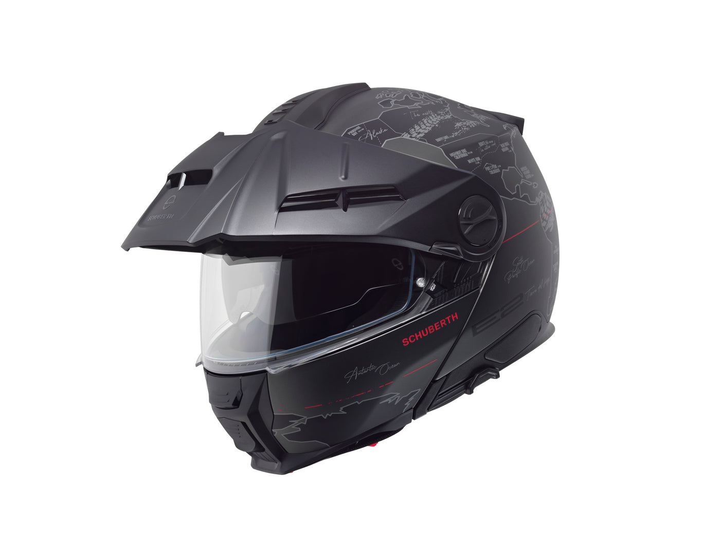 Schuberth Helmet E2 Atlas matt black/red