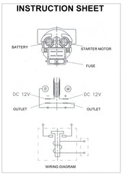 Sixty5 starter relay 12v30a