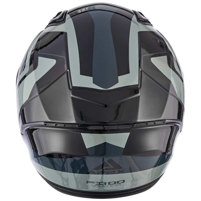 APEX Helmet FI100 Valencia black/grey/yellow
