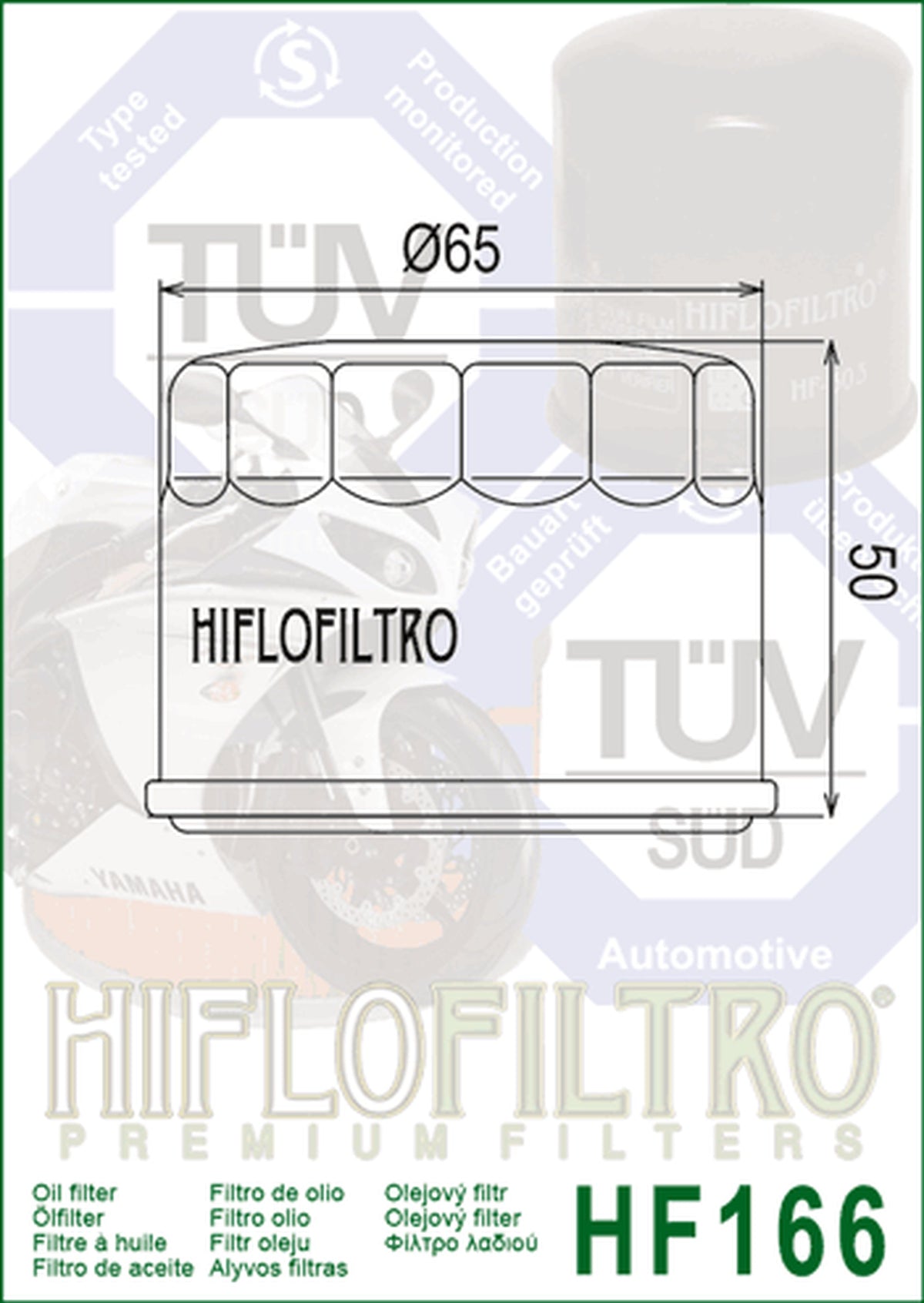 HiFlo oil filter HF166