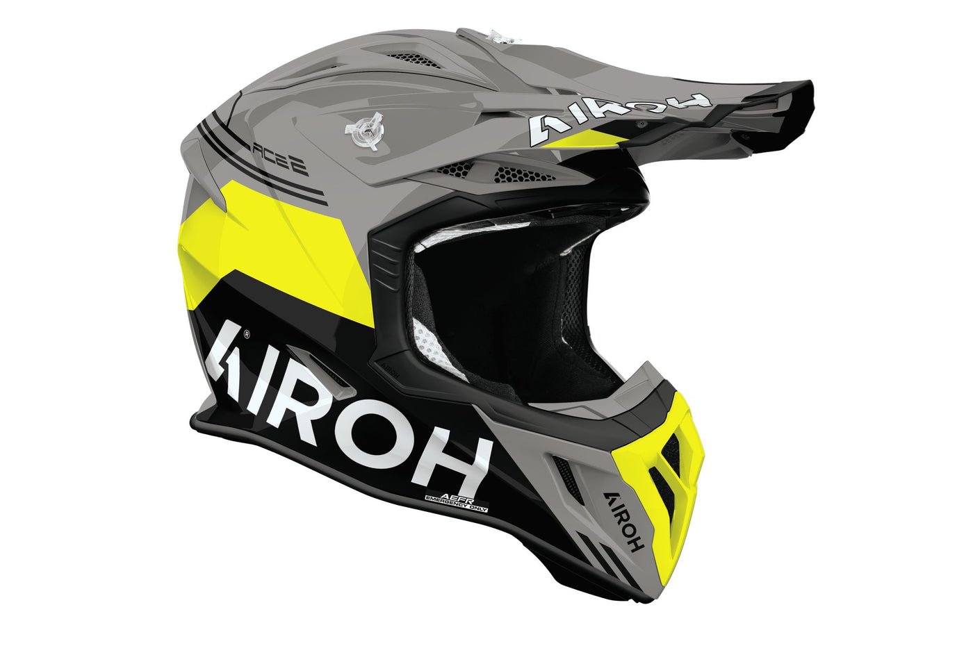 Airoh Helmet Aviator Ace 2 Fury Yellow gloss