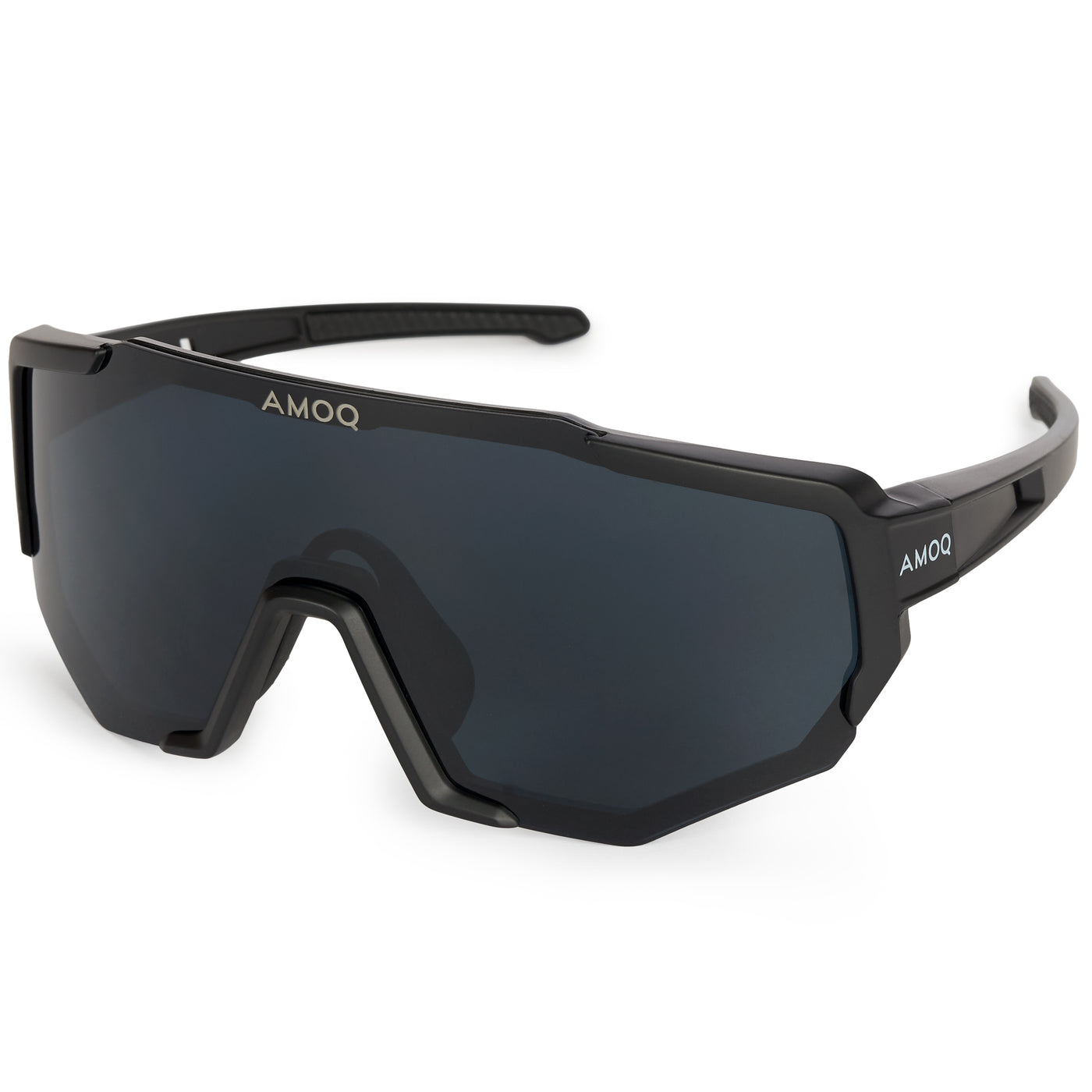 AMOQ Blast Sunglasses Polarized Matt Black/Dark