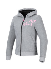 Alpinestars Hoodie Woman Chrome v2 Gray/Pink