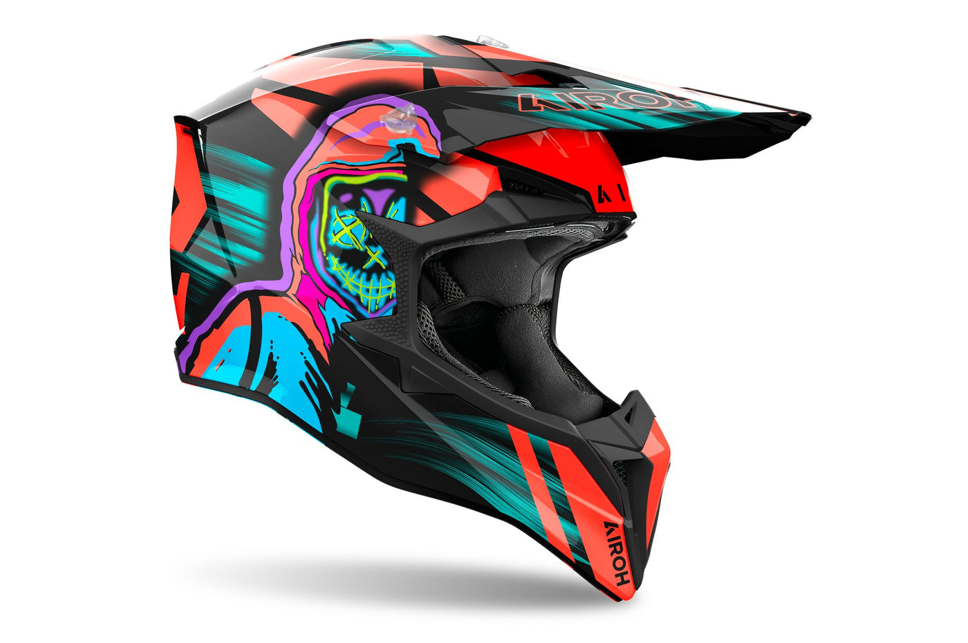 Airoh Helmet Wraaap Cyber orange