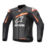 Alpinestars Leather Jacket GP Plus R v4 Black/Red Fluo