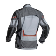 Lindstrands Textile Jacket Myrvik Light Grey/Black/Orange