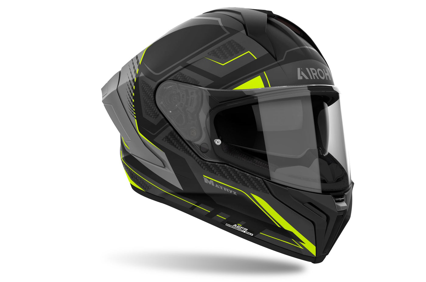 Airoh Helmet Matryx Rocket Yellow Matt