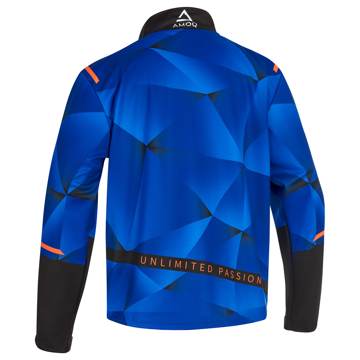 AMOQ Apex V2 Racing Jacket Black/Blue/Orange