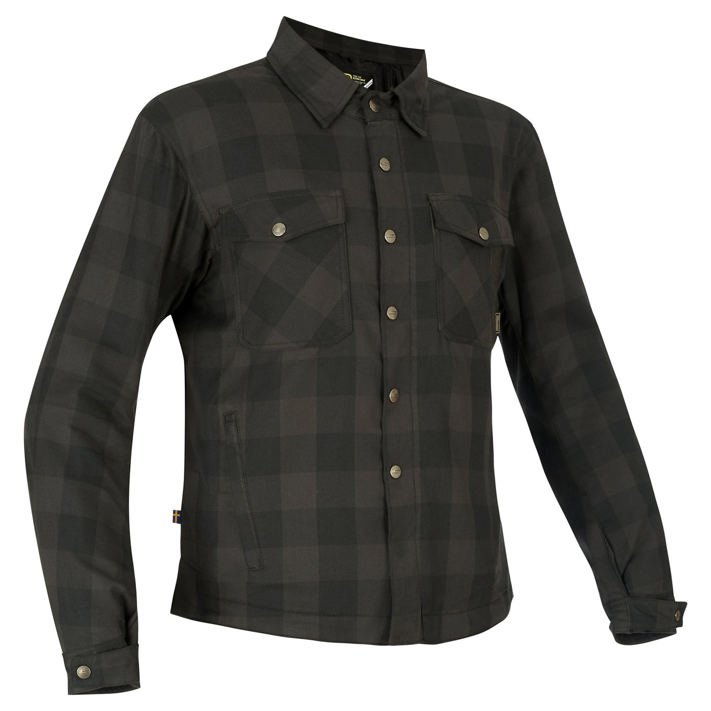 Lindstrands Textile Shirt Kullberg Black/Grey
