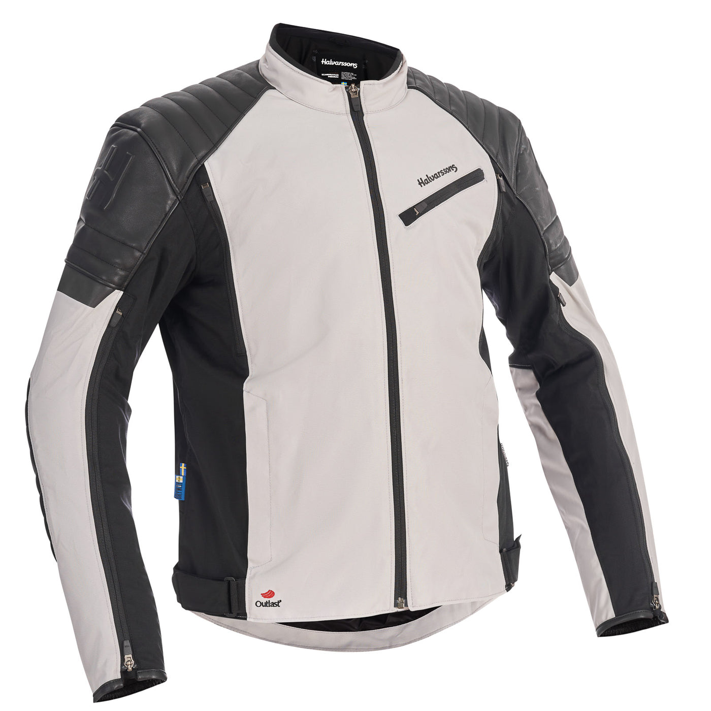 Halvarssons Textile Jacket Solberg Light grey/Black