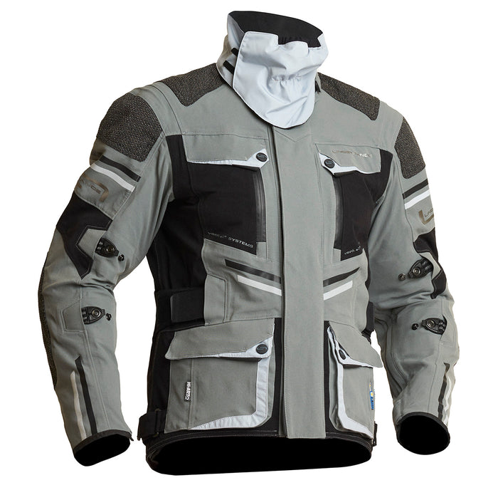 Lindstrands Textile Jacket Sunne Grey/Black