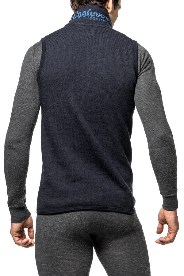 Woolpower Vest 400 Merino Mid layer Black