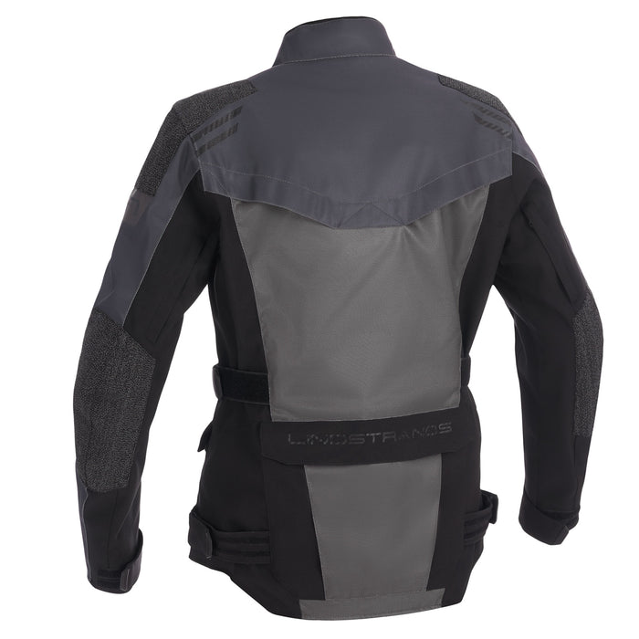 Lindstrands Textile Jacket Storbo Woman Graphite Dark Grey Black