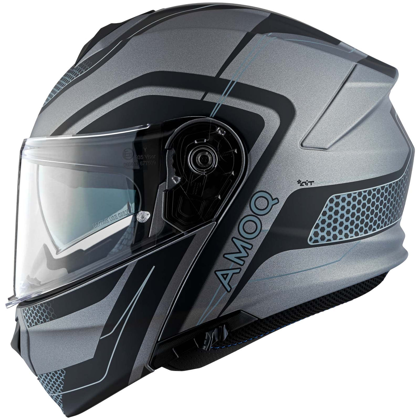 AMOQ Helmet MI100 Porto black/grey