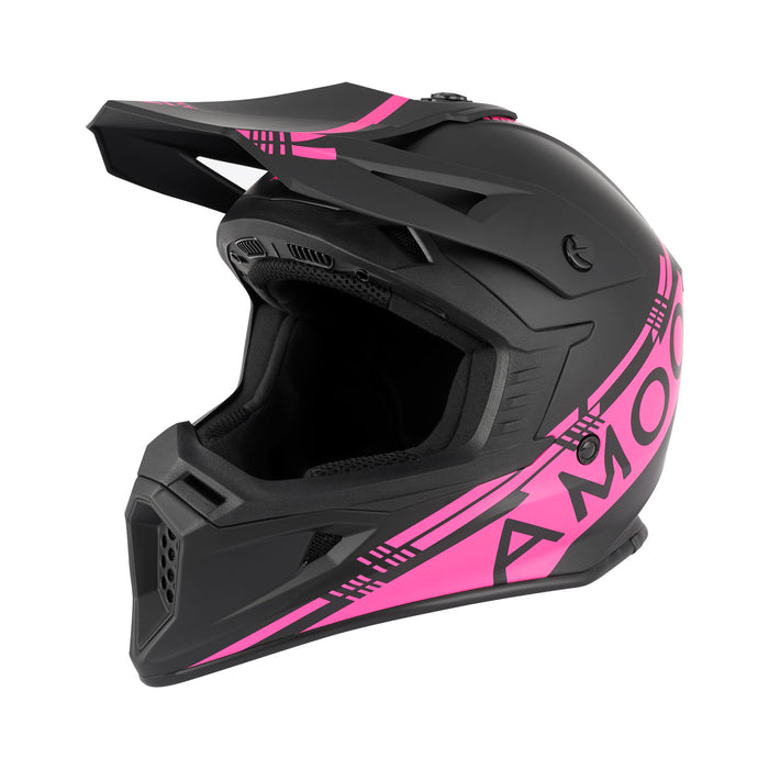 AMOQ Meteor V2 Helmet Black/Pink