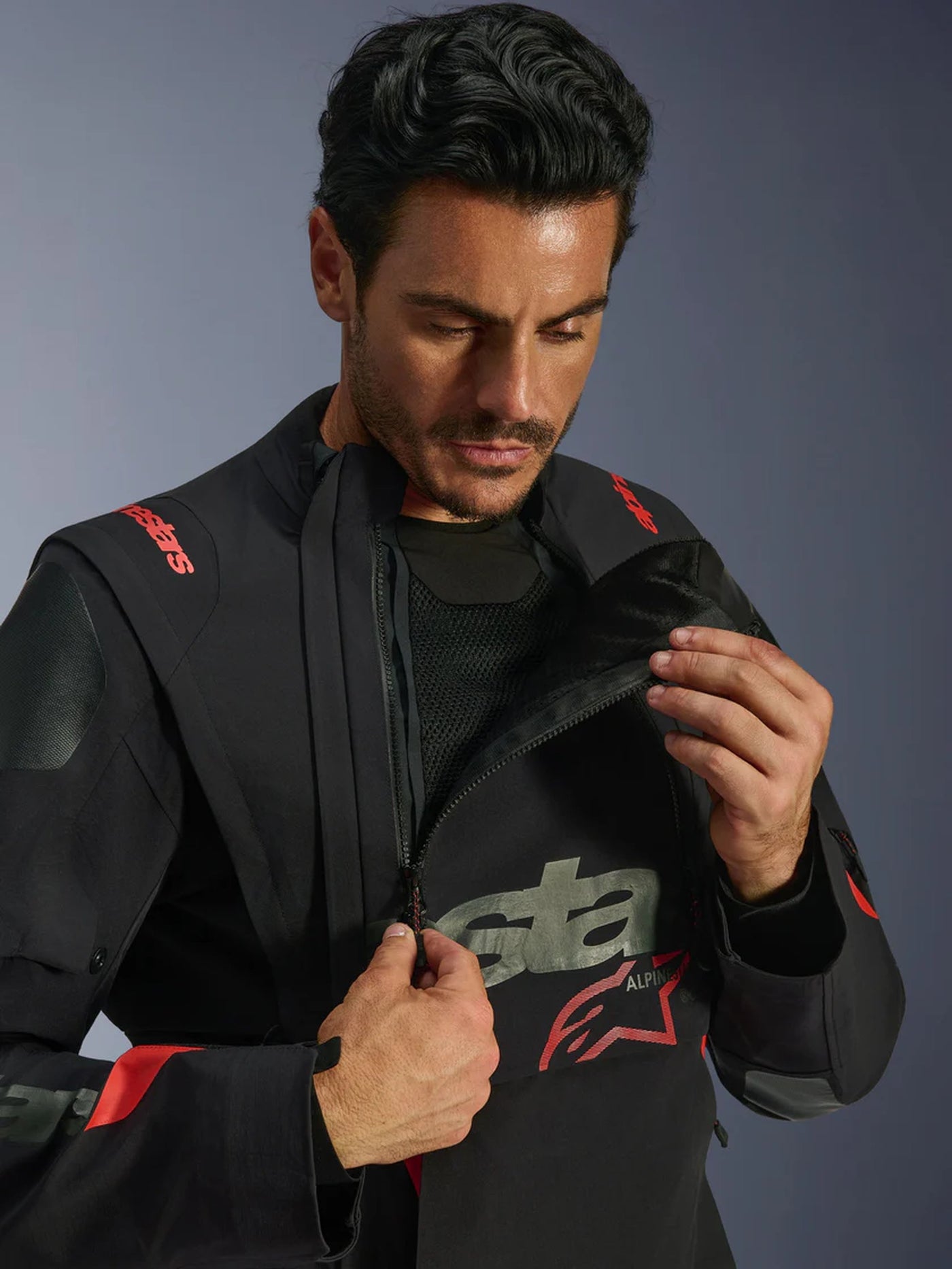 Alpinestars Jacket Harok Pro Drystar XF Laminated Black/Red