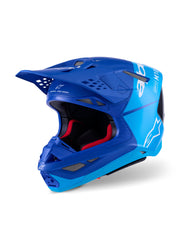 Alpinestars Helmet S-M10 Flood Met Blue/Blue/Carbon
