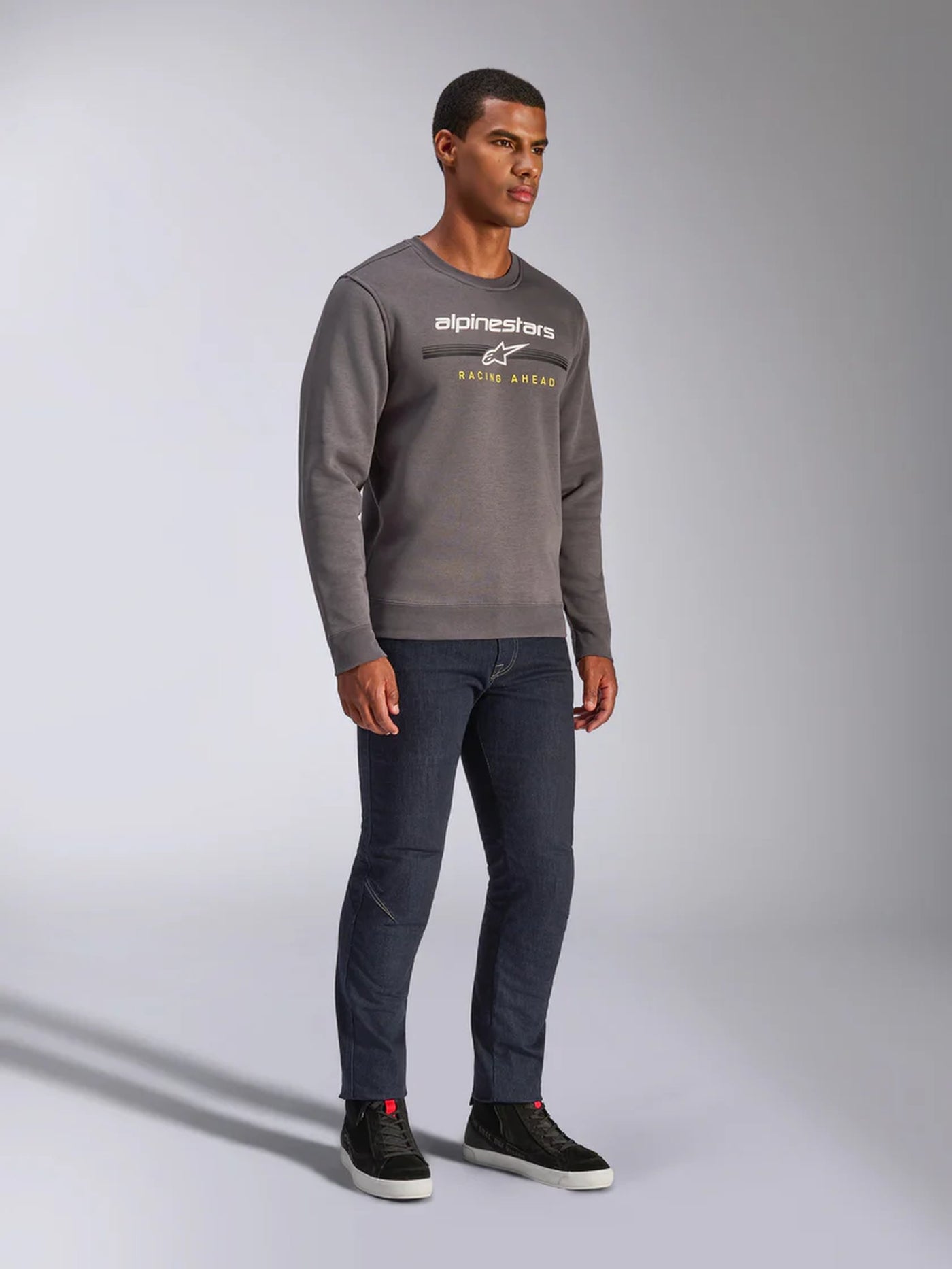 Alpinestars Fleece Bettern Crew Charcoal