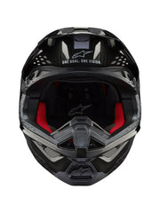 Alpinestars Helmet S-M10 2206 Solid Glossy Carbon