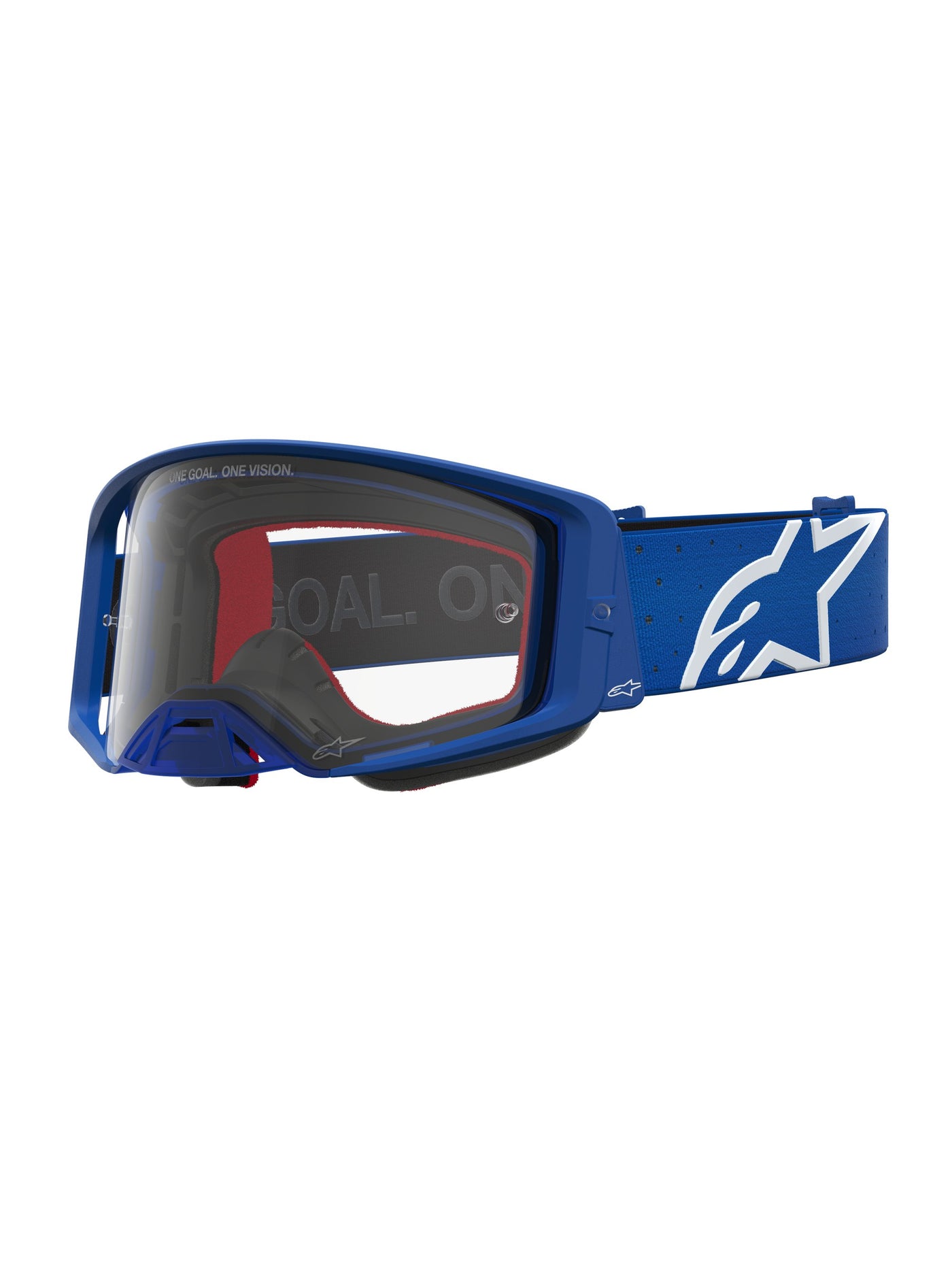 Alpinestars Goggle Supertech Vesta Blue White Clear