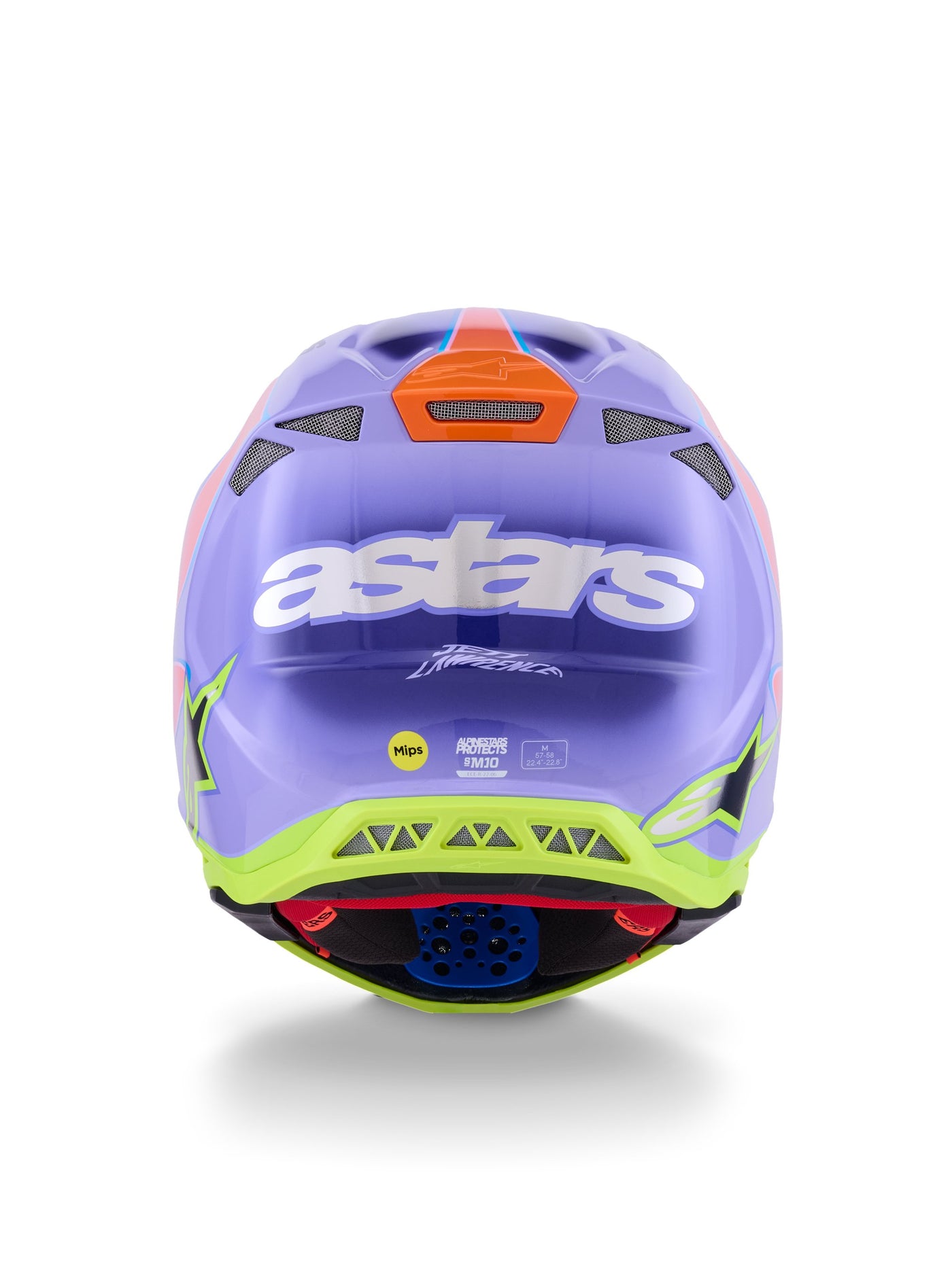 Alpinestars Helmet S-M10 JL R01 Purple/Fluo Pink/Fluo Yellow