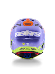 Alpinestars Helmet S-M10 JL R01 Purple/Fluo Pink/Fluo Yellow