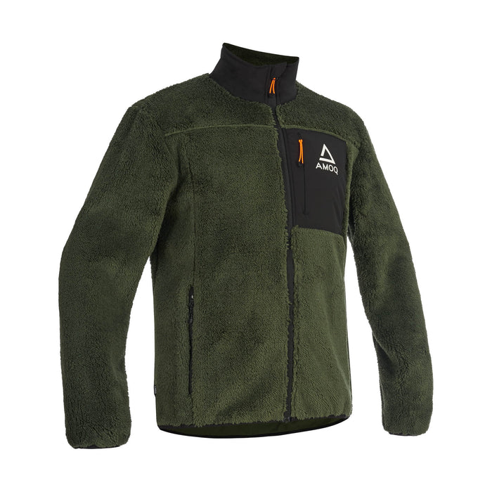 AMOQ Density Fleece Jacket Green/Black