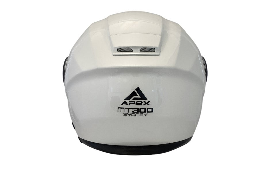 APEX Helmet MT300 Solid pearl white
