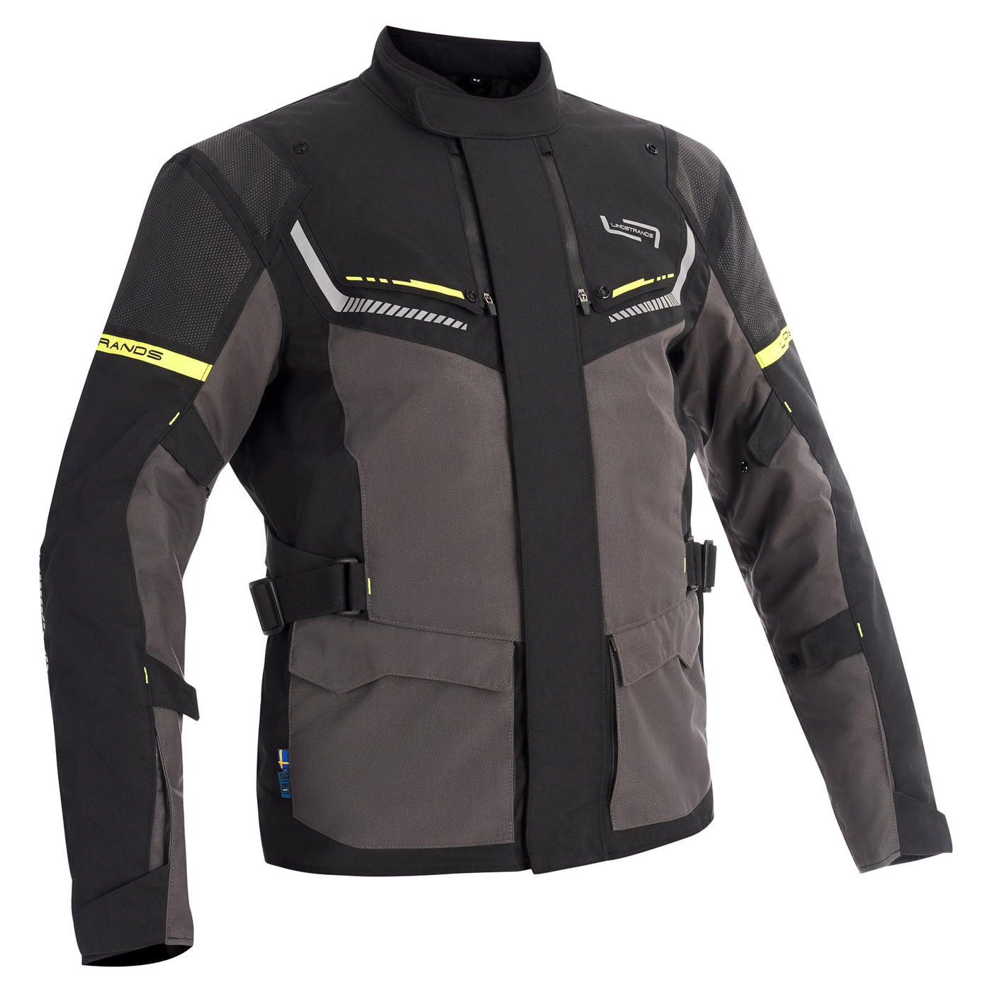 Lindstrands textile jacket Sylarna Dark grey/black
