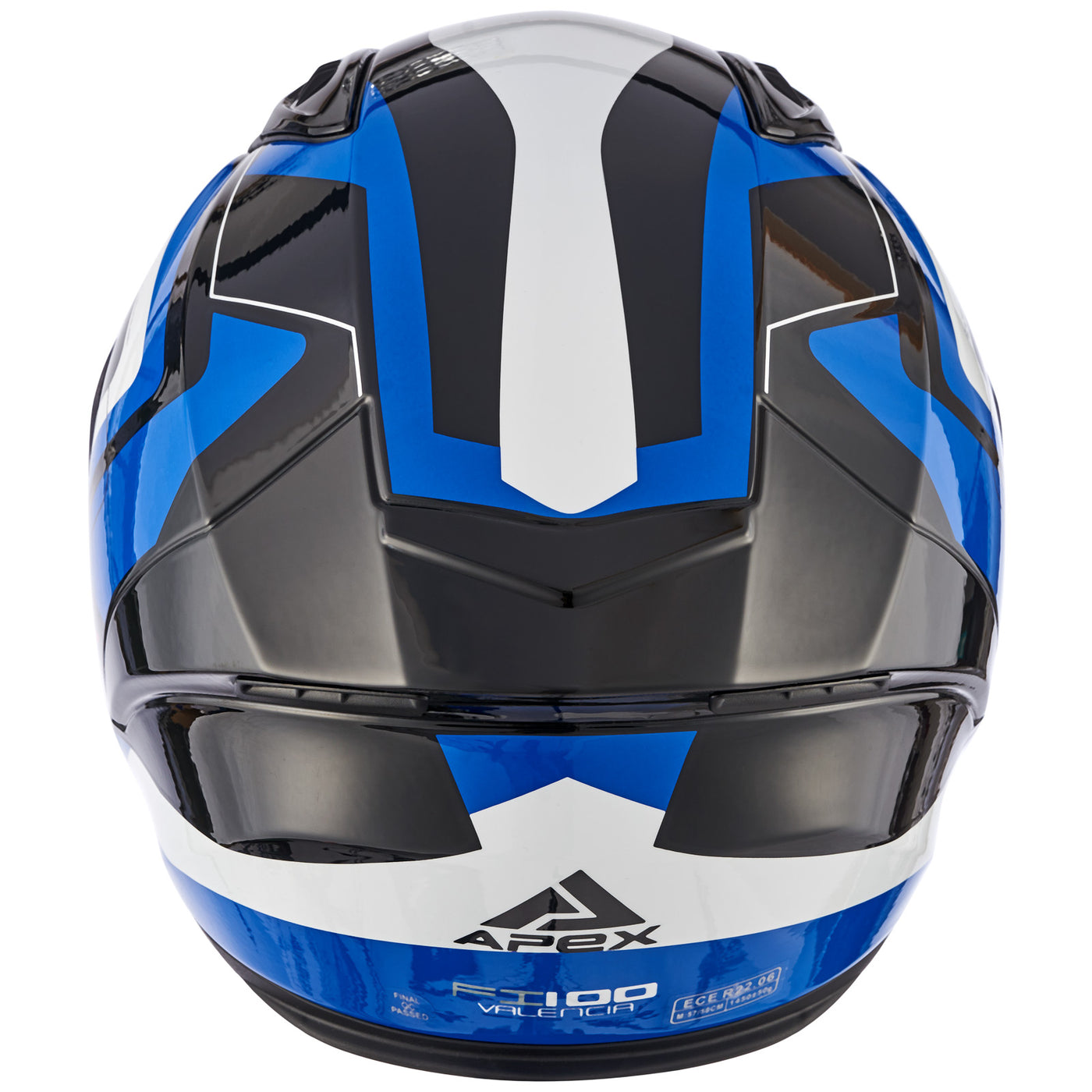 APEX Helmet FI100 Valencia blue/white/black