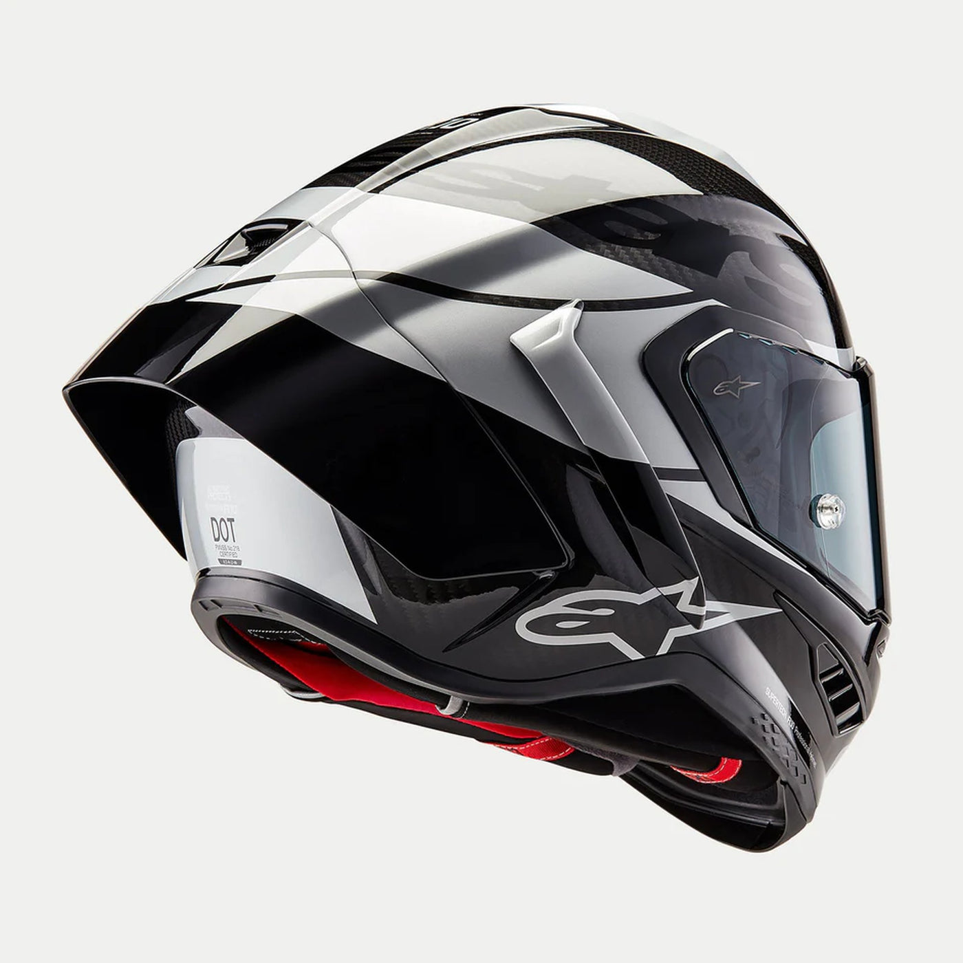 Alpinestars Helmet Supertech R10 Element Black/Carb/Silver
