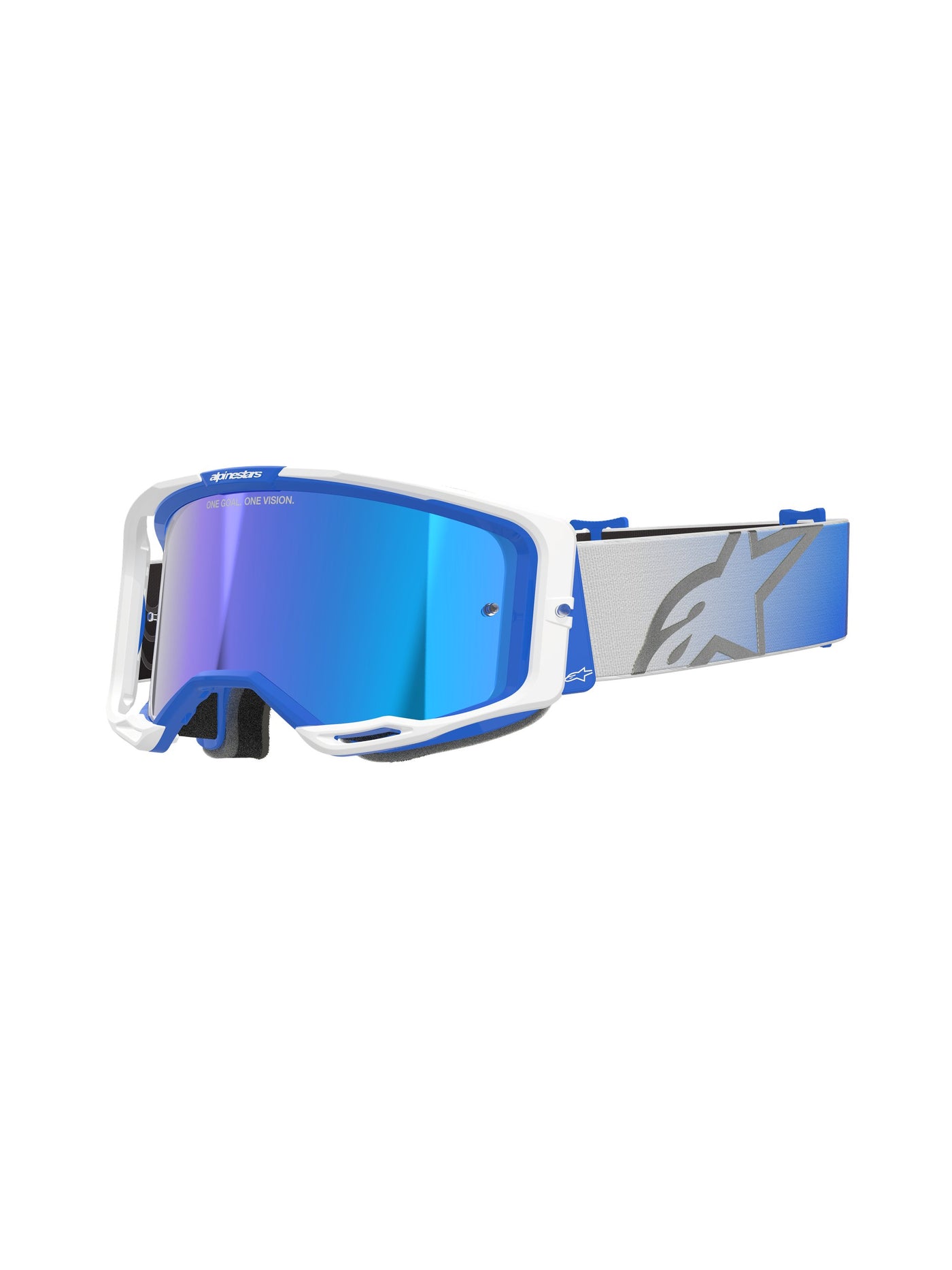 Alpinestars Goggle Vision 8 CORP BLUE WHITE Mirror BLUE