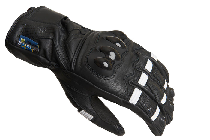 Lindstrands Glove Backa Black/white