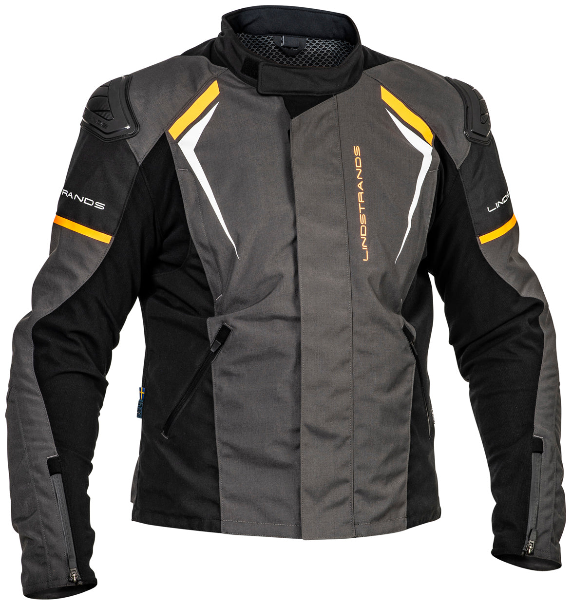 Lindstrands Textile jacket Sandvik Black/orange