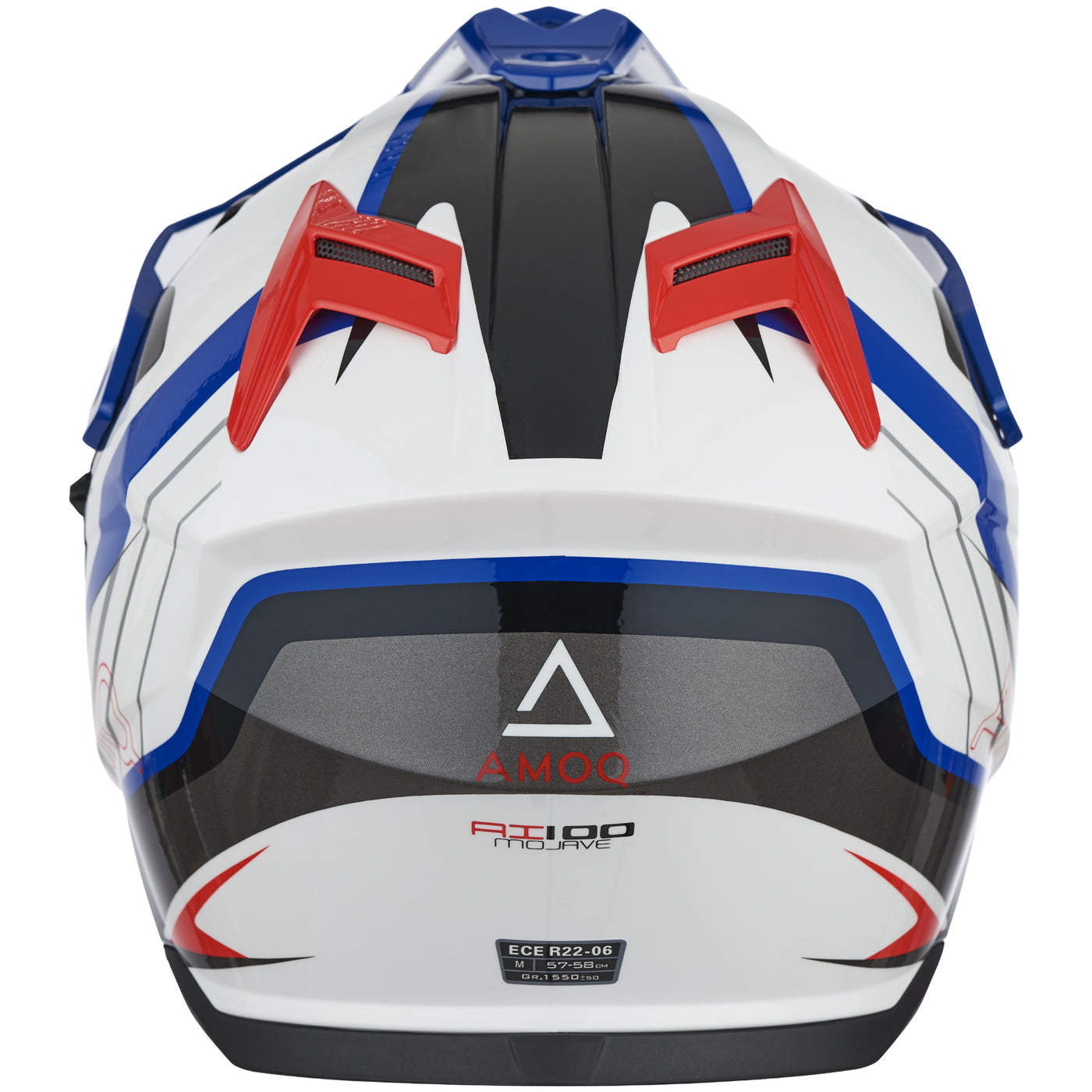 AMOQ Helmet AI100 Mojave white/red/blue