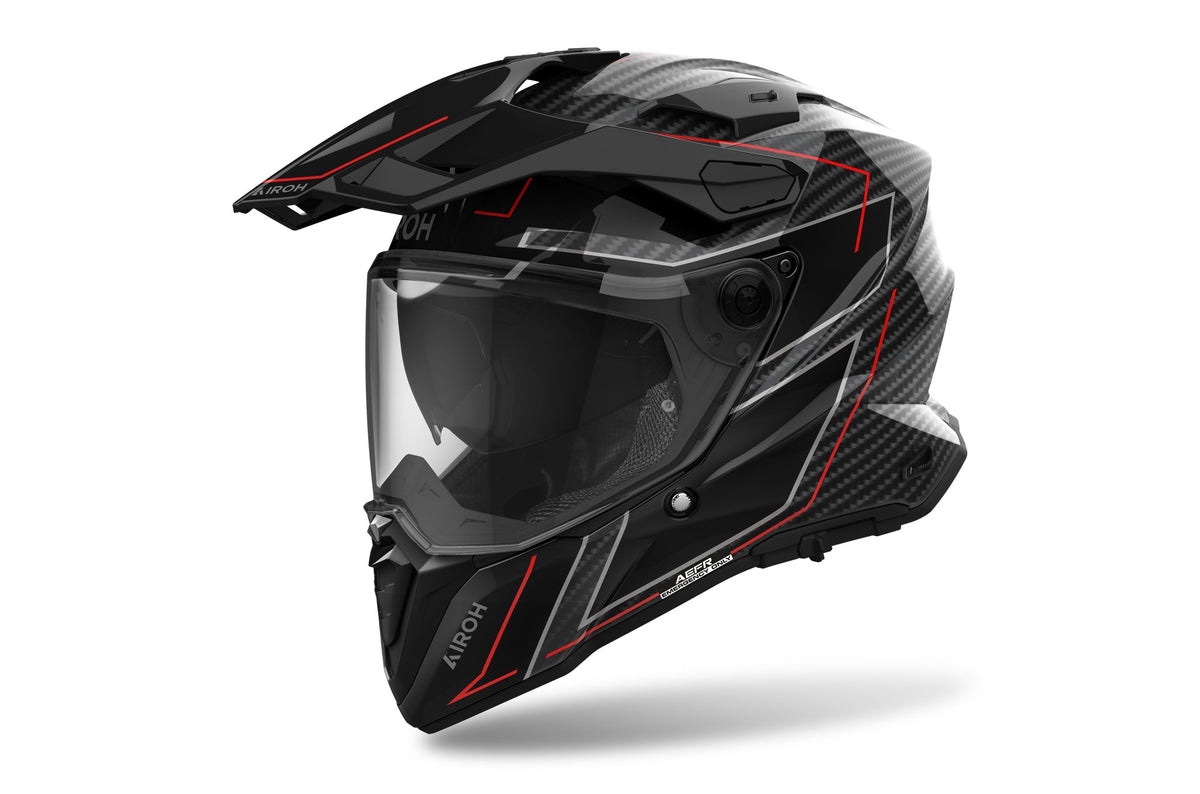 Airoh Helmet Commander 2 Carbon Stylish Gloss